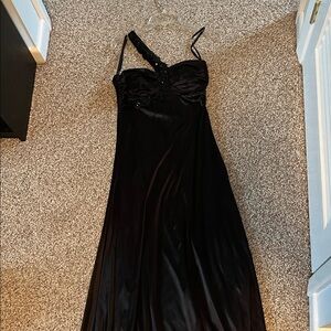 Taboo One Shoulder Black Dress